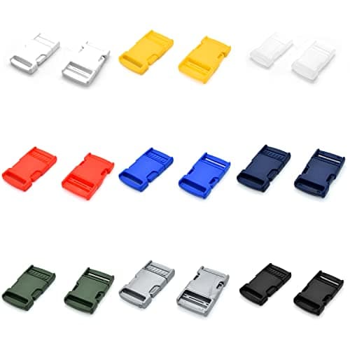 SolaDirect Side Release Buckles Clips for 20 mm Webbing, Luggage, Back Pack/Rucksack, Straps (Blue Navy, 2 pieces) — view 4