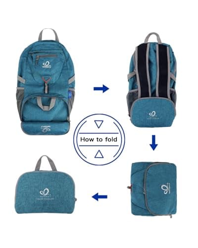 Waterfly Ultra Lightweight Foldable Backpack: 20L Packable Rucksack — view 5