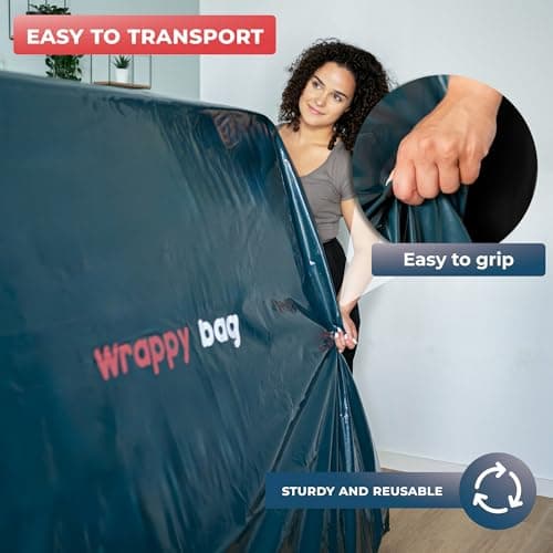 Wrappybag Mattress Bag for Moving - Opaque Storage Cover Toddler — view 5