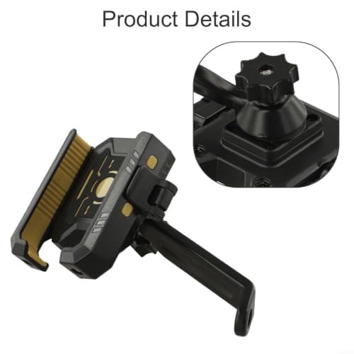 Caswynlife Motorcycle Phone Mount(Gold) — view 4