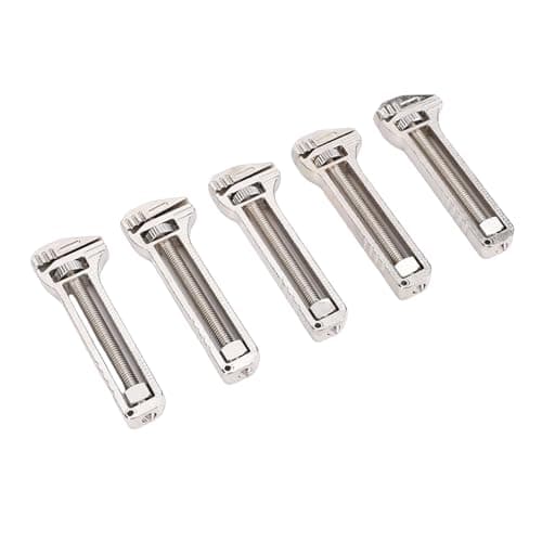 Eujgoov 5 Pack Multitool Wrench, Compact Adjustable Wrench with Bottle Opener Nail Puller Caliper for Home Camping Travel — view 4