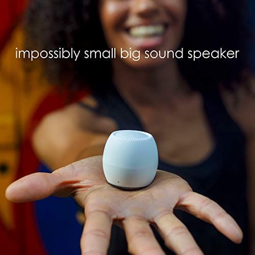 Boompods Zero Mini Bluetooth Speaker - Small Portable Speakers, White — view 2