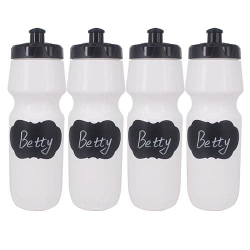 ZMCYN 4 Pack 800ml Squeeze Sport Water Bottles for Gym Hiking Running — view 3