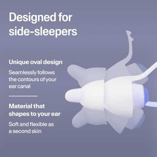 Alpine SleepDeep Ear Plugs|1 Pair (Size M) | Earplugs for Sleep | 27dB SNR — view 3