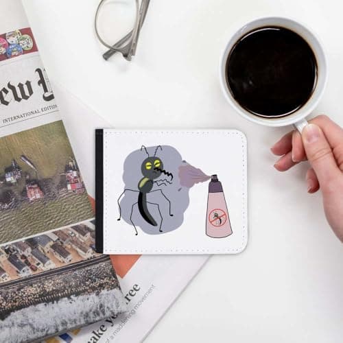 Azeeda 'Bug with Spray' Slim Wallet/Cardholder (WL00029677) — view 2