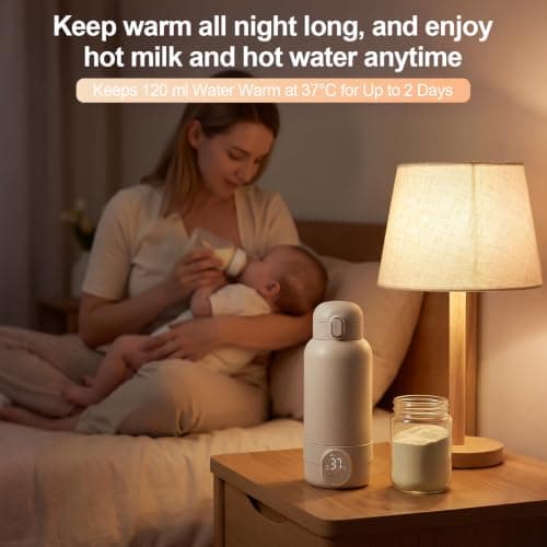 Portable Bottle Warmer for Travel 500ml Breast Milk &Water Warmer On-The-Go — view 3