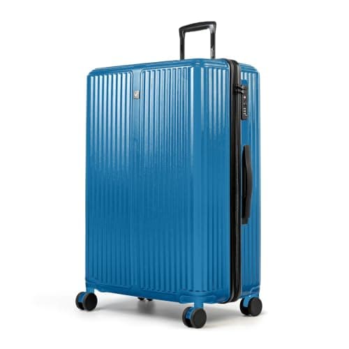 LUGG AirGlide 28 Inch Lightweight Travel Suitcase - Hard Shell Polycarbonate Protection, TSA Approved Lock, Scratch & Water Resistant, Smooth 360° Spinner Wheels & Detachable Interior (76x51x31.5cm)