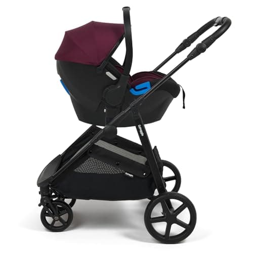 Puggle Monaco XT 2-in-1 Pram & Pushchair Travel System (Burgundy) — view 5