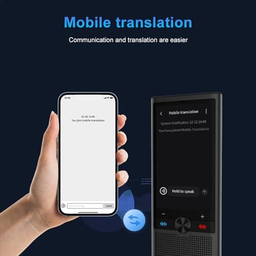Pissente 138 Languages Translator Device, 3.5in Touch Screen — view 5