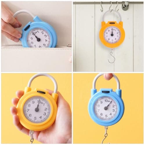 2pcs Mini Luggage Weighing Scale with Hook 10kg Compact Travel — view 5