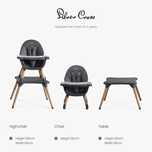 Silver Cross Eat & Play 4-in-1 Highchair, 6 Months to 5 Years — view 4