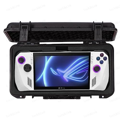 Hard Handheld Case for ASUS ROG ALLY X/ROG ALLY can Hold Console, Power Adapter, Charging Cable, Protective Travel Case Waterproof Shockproof Hard Shell Storage Bag for ROG Ally Accessories — view 4