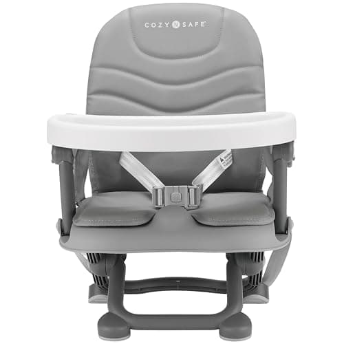 Cozy N Safe Dee Highchair Portable Foldable Compact, Lightweight (Grey) — view 5