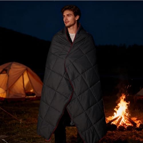 Gcerfby Packable Blanket Windproof Waterproof Wearable Portable Quilt — view 2