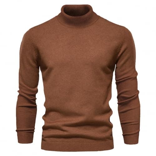Jumpers For Men Uk Pullover Knitted Turtleneck Slim Fit Casual Sweaters