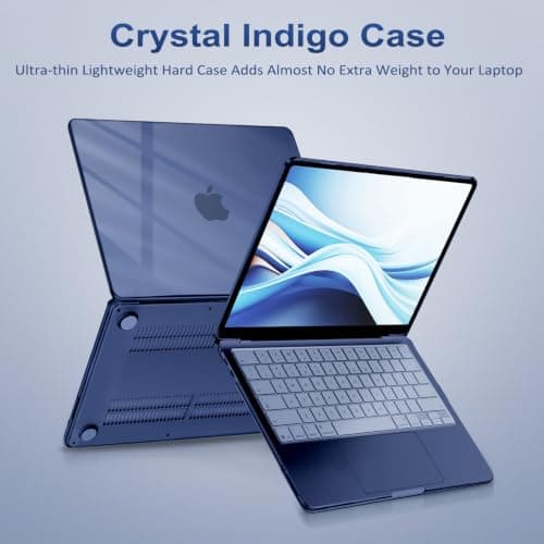 MOSISO Compatible with MacBook Neo Case 13 inch 2026, Crystal Indigo — view 4