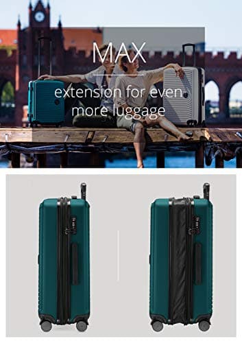 Hauptstadtkoffer Mitte - Large Hard-Shell Suitcase, TSA, 4 Wheels, Check-in Luggage with 8 cm Volume Expansion, 77cm, 130 liters, Turquoise — view 5