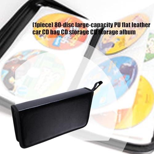 Fsviprx CDs Storage Wallet, 80 Slots Scratch-Resistant Protectors — view 5