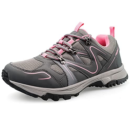 riemot Women's Walking Shoes, Lightweight Cushioned Hiking Trainers Outdoor