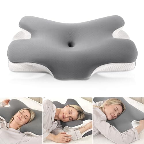 MULISOFT Memory Foam Pillow, Cervical Pillow, Neck Pillow, Ergonomic Pillow