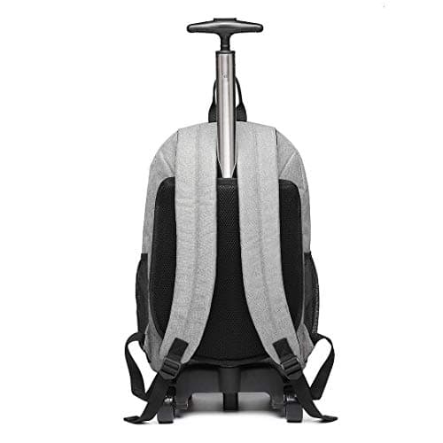 Kono Trolley Backpack with Rolling Wheels(Grey) — view 5
