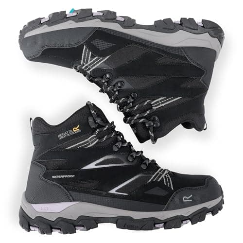Regatta Women's Holcombe III Walking Shoes Water Resistant Padded Durable Hiking Footwear — view 4