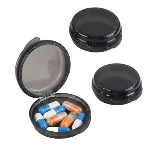 Rovelin 3 Pack Small Pill Box, Mini Pill Case Travel Pill Organizer