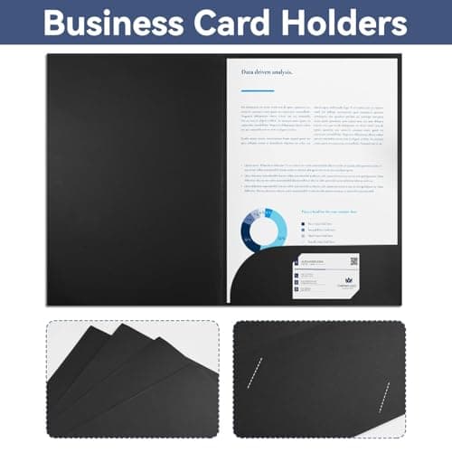 10 Pieces A4 Kraft Paper File Folder 31 x 22 cm A4 Folders — view 4
