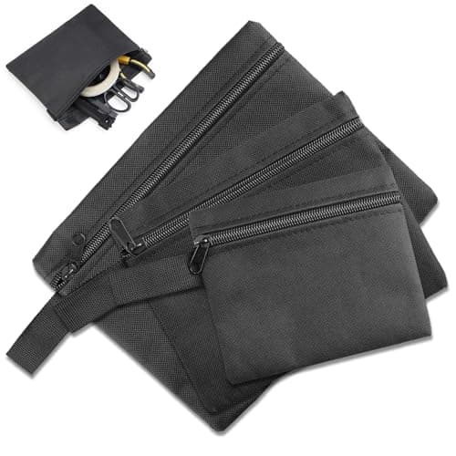 3 Pcs Waterproof Utility Canvas Tool Storage Bag 3 Different Sizes