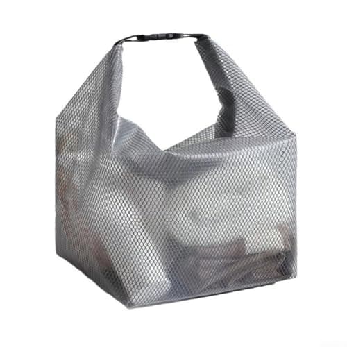 Large Capacity Waterproof Storage Bag For Swimming And Fitness, Separable Wet Dry Drawstring Pouch, Portable Lightweight Organizer For Travel, Gym, Beach, Outdoor(Gray Small)