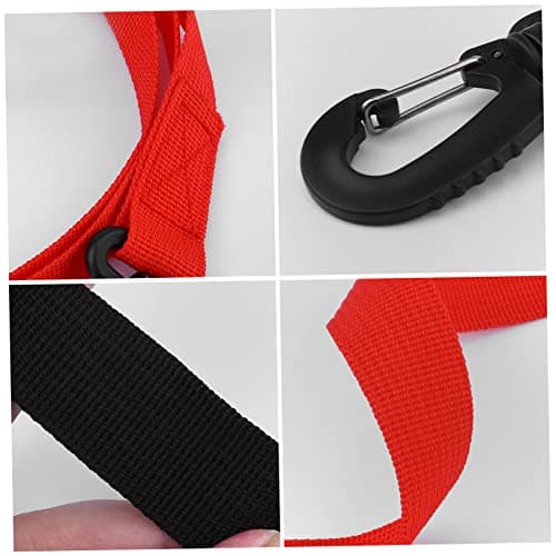 Generic Ski Boot Bag for Air Travel 4 Pack Nylon strap Boot Carrier for Snowboard Red — view 4