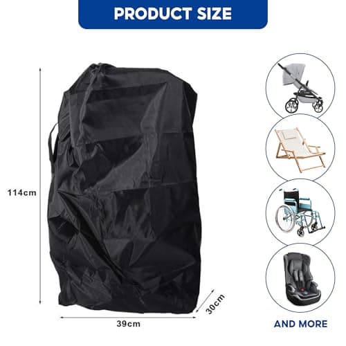 Stroller Travel Bag, 1PCS Pram Bag for Airplane Waterproof Gate Check Bags — view 2
