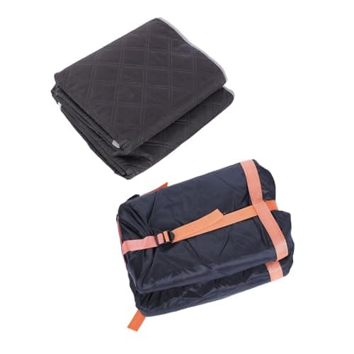 Adfaga Heated Sleeping Bag Pad Electric Heating Pad 3 Adjustable Temperature Levels 4 Heating Zones USB Type C Portable Lightweight for Camping Hiking Weather Outdoor Adventures Kh