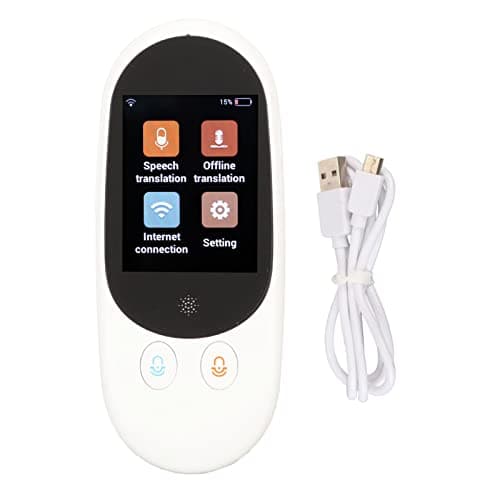 SIXRUN Language Translator Device, 126 Languages Online Translator (White) — view 5