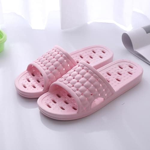 Czgcpyc Shower Shoes Quick Dry Non Slip Bath Slippers Pink EU 39-40 — view 3
