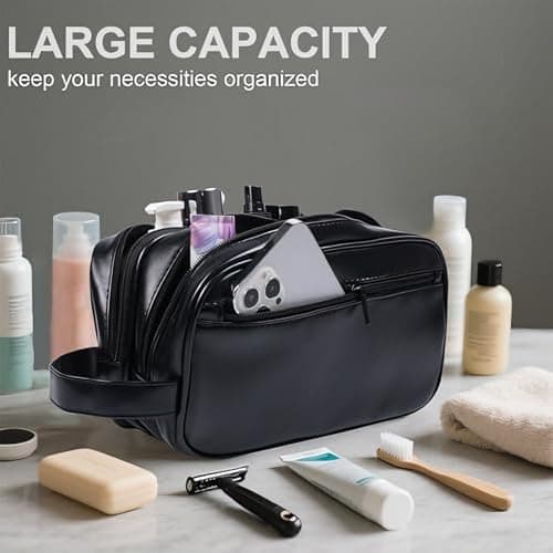 TYHIJUK Portable Men ' s Grooming Set with Waterproof Design for Travel — view 2