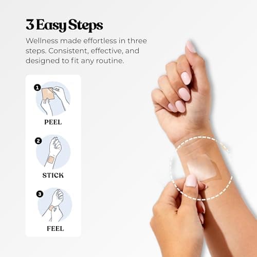 Travel Wellness Patch Bundle | The Patch Collection (3 Patches: Jetlag, Energy & Recovery) for Long Flights, Travel Fatigue & Party Recovery — view 4