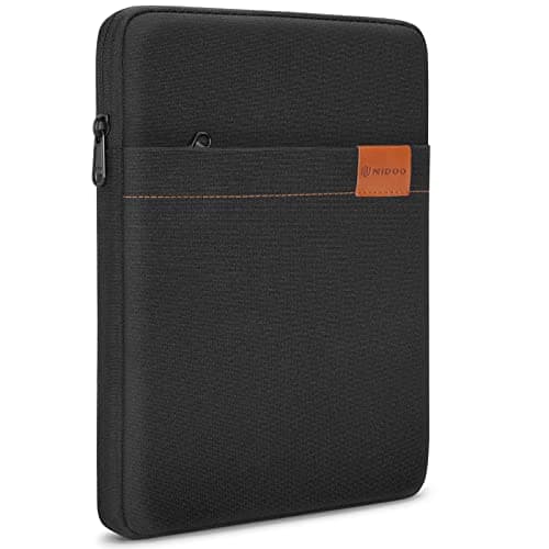 NIDOO 8 Inch Water-Resistant Laptop Sleeve Case Protective Bag Portable Carry for 8" iPad mini 6/7.9" iPad mini 45 4/8" Smart Tab M8 / 8.7" Galaxy Tab A7 Lite / 8" MatePad T 8 Kids Edition, Black