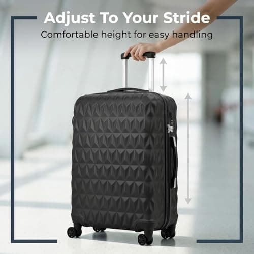 CMY Suitcase 20 Inch Cabin Hard Shell Lightweight ABS Carry-On Luggage — view 3