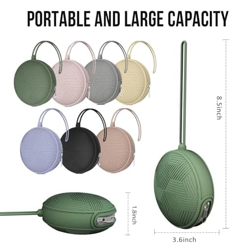 Smlpuame Dummy Holder Case Set,BPA Free Silicone Pacifier Holder Pod,Dummy Storage Box,Portable Soother Pods for Baby Nappy Changing Bag Stroller,Travel,Home,Easy to Clean(Blush) — view 2