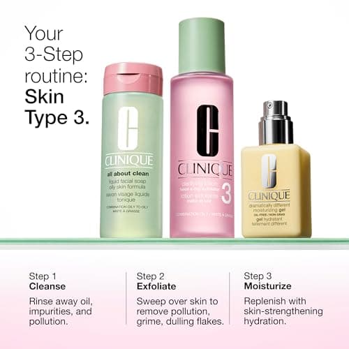 Clinique Healthy Skin Routine: Mini 3-Step Kit For Combination Oily Skin | Balances and refreshes. Skincare for combination oily skin. — view 6