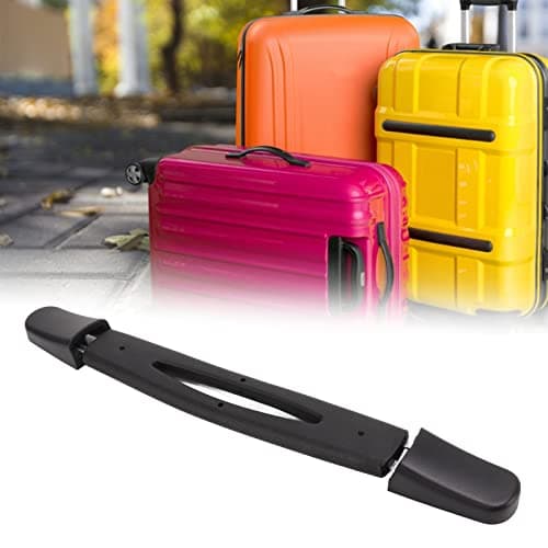 Luggage Handle Replacement - 23cm Heavy-Duty Suitcase Strap with Brackets, Universal Ergonomic Grip for Travel Case Repair, Black Plastic Pull Handle Fits Most Suitcases & Luggage Models — view 4