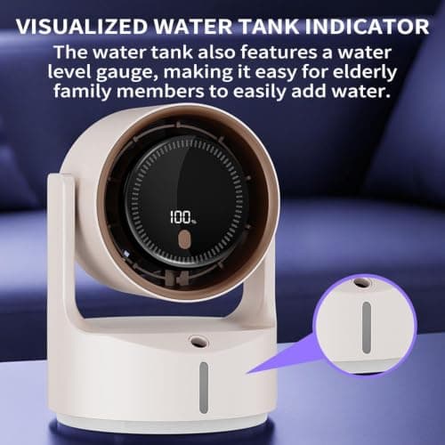 Air Circulator Fan 100-speeds Adjustable USB Rechargeable — view 4