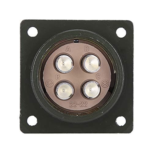 Aviation Socket 4 Pin, Industrial Grade Alloy Equipment Plug, 2.2KW 5.5KW Power Military Standard Connector for Motors and Hardware Tools, High Temperature with Wear Proo — view 5