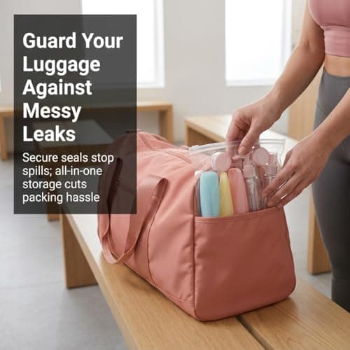 Travel Bottles for Toiletries, CAA Approved 11 PCS Travel Bottles Kit — view 3