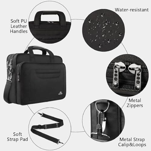 MATEIN Laptop Bag, 15.6 Inch Multifuntional Business Computer Laptop Case — view 5