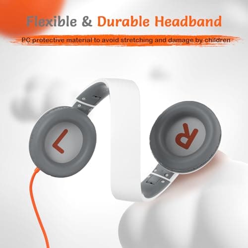 TONOSHARK Kids Headphones Wired, Toddler Headphones with Microphone — view 4