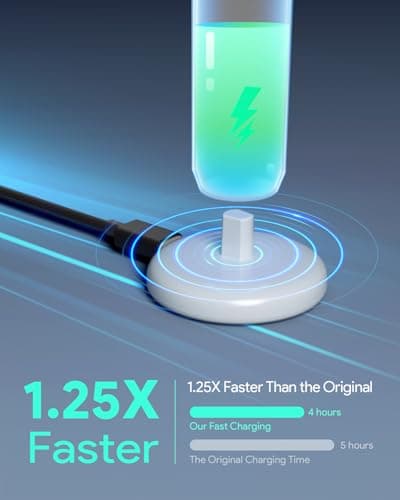 Type-C Electric Toothbrush Charger for Braun/Oral-B, White — view 4