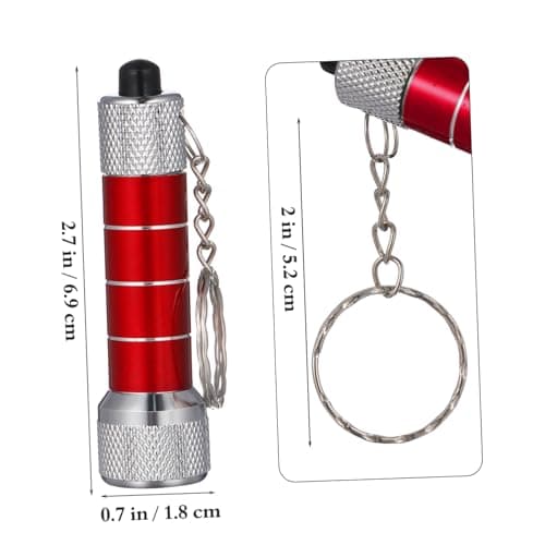 Mini 5 LED Keychain Flashlight 10 Pack for Kids Portable Torch — view 2