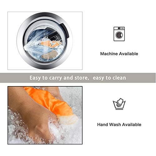 Sleeping Bag Liner, Travel & Camping Sheet for Adults, Lightweight and Compact - Comfortable Sleep Liners for Traveling, Hotel and Camping (Orange) — view 5